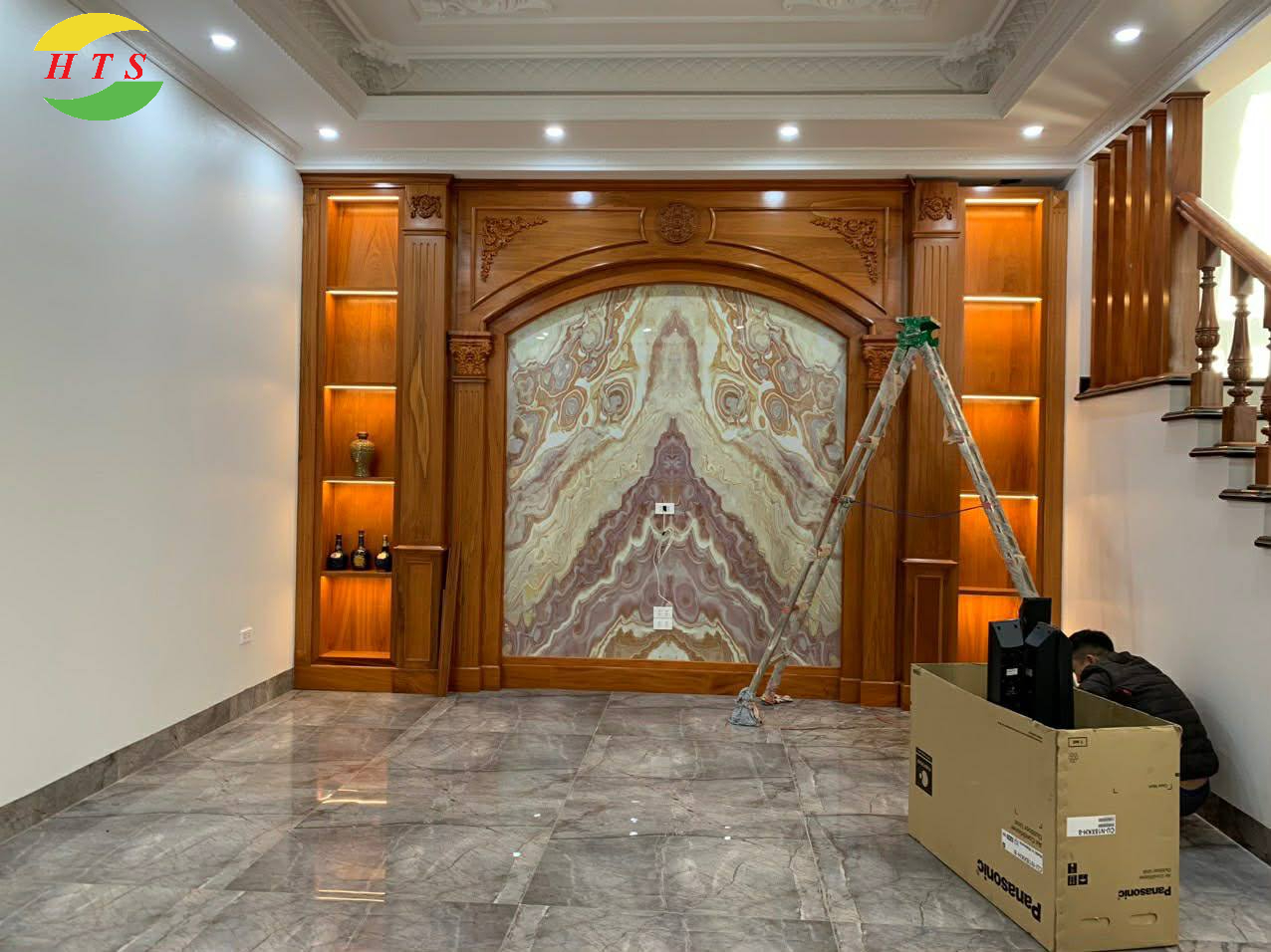 ứng dụng tranh đá lối nhỏ